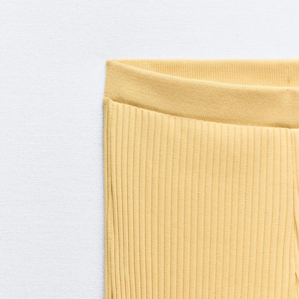 Zara Ribbed Flared Pants - Picture 5 of 8